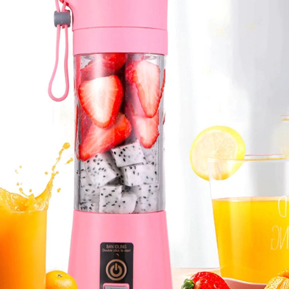 Electric Juicer USB Rechargeable Handheld Smoothie Blender Fruit Mixers Milkshake Maker 