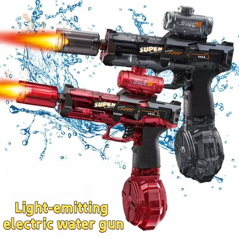 Light-Up Electric Water Gun - Automatic Sensor Water Pistol for Epic Summer Fun!