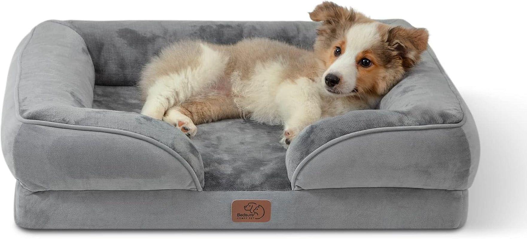 Orthopedic Dog Bed Medium Size Dogs -, Grey, 28"