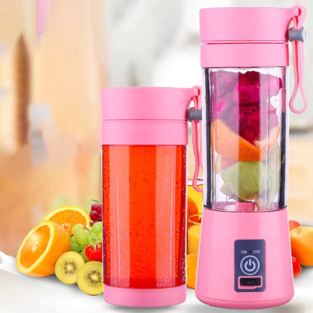 Electric Juicer USB Rechargeable Handheld Smoothie Blender Fruit Mixers Milkshake Maker 