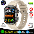 Men's Smartwatch with Flashlight, Bluetooth Calling, Fitness Tracking, IP68 Waterproof, Compatible with Android and iOS - 2025 Model