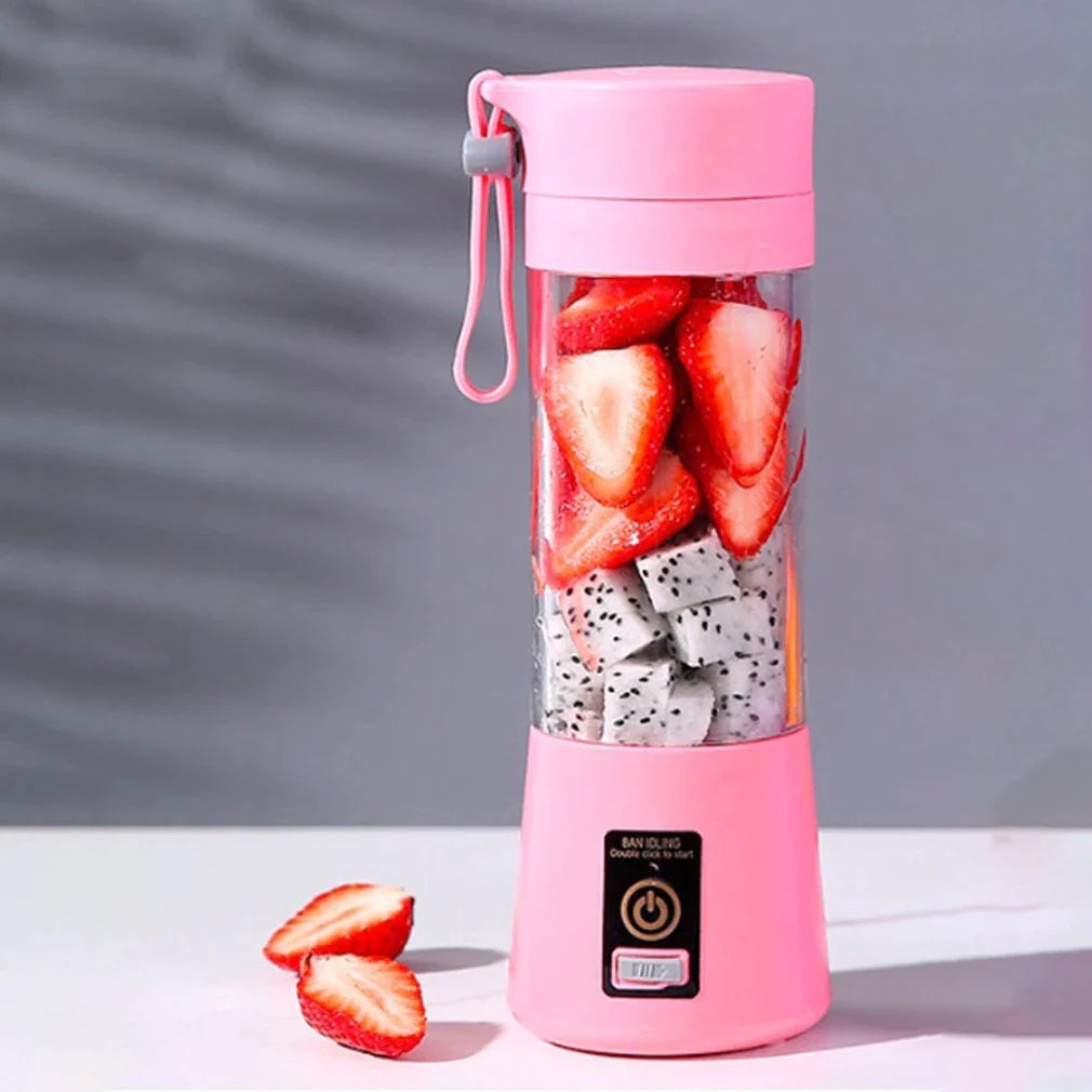 Electric Juicer USB Rechargeable Handheld Smoothie Blender Fruit Mixers Milkshake Maker 