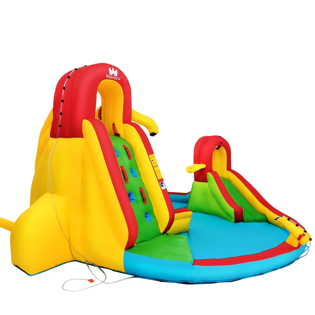 Ultimate Kids Inflatable Water Slide Bounce Park with Splash Pool, Water Cannon & 480W Blower - Fun for Ages 3-12!
