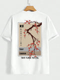 Today Tomorrow Tokyo Flower Festival T Shirt Men Fashion 